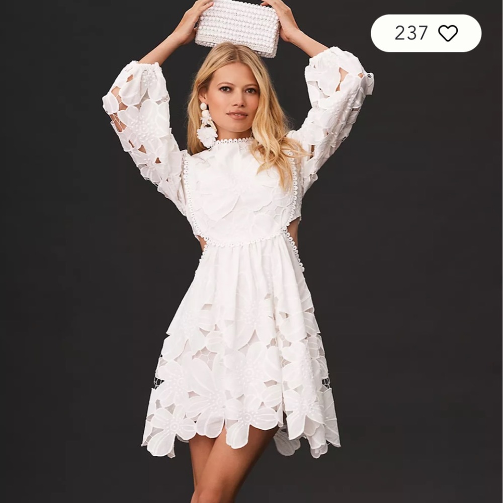 Anthropologie LACE The Label Eyelet Dress